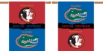 Florida - Florida State 2-Sided 28" X 40" House Divided Banner