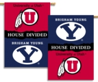Brigham Young - Utah 2-Sided 28" X 40" House Divided Banner