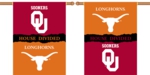 Oklahoma - Texas 2-Sided 28" X 40" House Divided Banner
