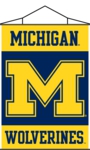 University of Michigan Wolverines Indoor Banner Scroll