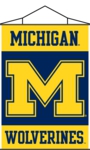 University of Michigan Wolverines Indoor Banner Scroll