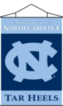 North Carolina Tar Heels Indoor Banner Scroll