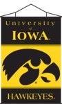 Iowa Hawkeyes Indoor Banner Scroll