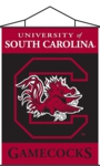 University of South Carolina Gamecocks Indoor Banner Scroll