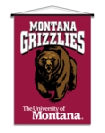 Montana Grizzlies Indoor Banner Scroll