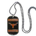 Texas Longhorns Dog Tag Necklace