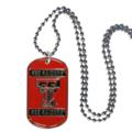 Texas Tech Red Raiders Dog Tag Necklace