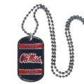 Mississippi Rebels Dog Tag Necklace