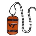 Virginia Tech Hokies Dog Tag Necklace