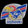 University of Kansas Jayhawks Team Logo Pin