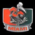 Miami Hurricanes Team Logo Pin