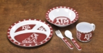 Texas A&M Aggies Kids' 5 Piece Dish Set