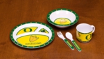 Oregon Ducks Kids' 5 Piece Dish Set