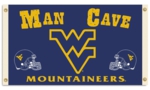 West Virginia Mountaineers Man Cave 3' x 5' Flag with 4 Grommets