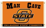 Oklahoma State Cowboys Man Cave 3' x 5' Flag with 4 Grommets