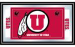 University of Utah Utes Framed Logo Mirror