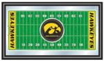 University of Iowa Hawkeyes Framed Football Field Mirror
