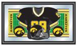 University of Iowa Framed Football Jersey Mirror