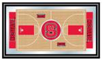 North Carolina State Wolfpack Framed Basketball Court Mirror