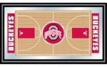 Ohio State Buckeyes Framed Basketball Court Mirror
