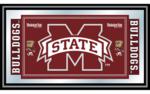 Mississippi State University Bulldogs Framed Logo Mirror