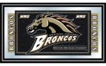Western Michigan University Broncos Framed Logo Mirror