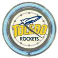 University of Toledo Rockets Neon Clock