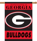 Georgia Bulldogs 2-Sided 28" x 40" Banner with Pole Sleeve - "G"