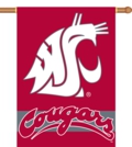 Washington State Cougars 2-Sided 28" x 40" Hanging Banner