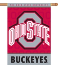 Ohio State Buckeyes 2-Sided 28" x 40" Banner with Pole Sleeve