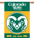 Colorado State Rams 2-Sided 28" x 40" Banner with Pole Sleeve