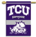 Texas Christian Horned Frogs 2-Sided 28" x 40" Hanging Banner