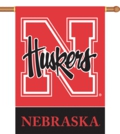 Nebraska Cornhuskers 2-Sided 28" x 40" Banner with Pole Sleeve