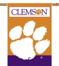 Clemson Tigers 2-Sided 28" x 40" Banner with Pole Sleeve