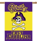 East Carolina Pirates 2-Sided 28" x 40" Banner with Pole Sleeve
