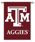 Texas A&M Aggies 2-Sided 28" x 40" Banner with Pole Sleeve
