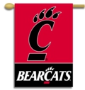 Cincinnati Bearcats 2-Sided 28" x 40" Banner with Pole Sleeve