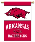 Arkansas Razorbacks 2-Sided 28" x 40" Banner with Pole Sleeve