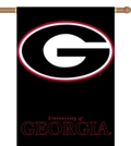 Georgia Bulldogs 2-Sided 28" x 40" Hanging Banner - Black