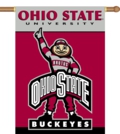 Ohio State Buckeyes 2-Sided 28" x 40" Hanging Banner - Brutus