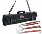 Ohio State University Embroidered 3 Piece BBQ Tool Set With Tote
