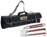University of Pittsburgh Panthers 3 Piece BBQ Tool Set With Tote