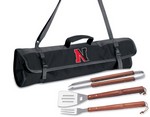 Northeastern University Huskies 3 Piece BBQ Tool Set With Tote