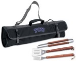 TCU Horned Frogs 3 Piece BBQ Tool Set With Tote