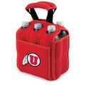 Utah Utes Six-Pack Beverage Buddy - Red