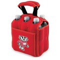 Wisconsin Badgers 6-Pack Beverage Buddy - Red