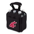Washington State Cougars 6-Pack Beverage Buddy - Black