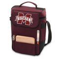 Mississippi State Bulldogs Duet Wine & Cheese Tote - Burgundy