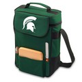 Michigan State Spartans Duet Wine & Cheese Tote - Green