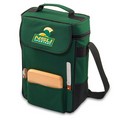 Norfolk State Spartans Duet Wine & Cheese Tote - Hunter Green